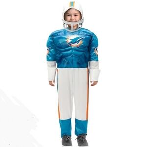 NFL Miami Dolphins Aqua Game Day Muscle Costume Size Small